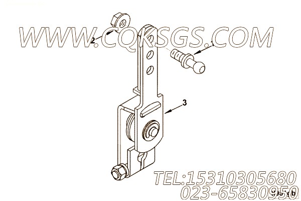 【油门杆枢轴销】康明斯CUMMINS柴油机的3282722 油门杆枢轴销