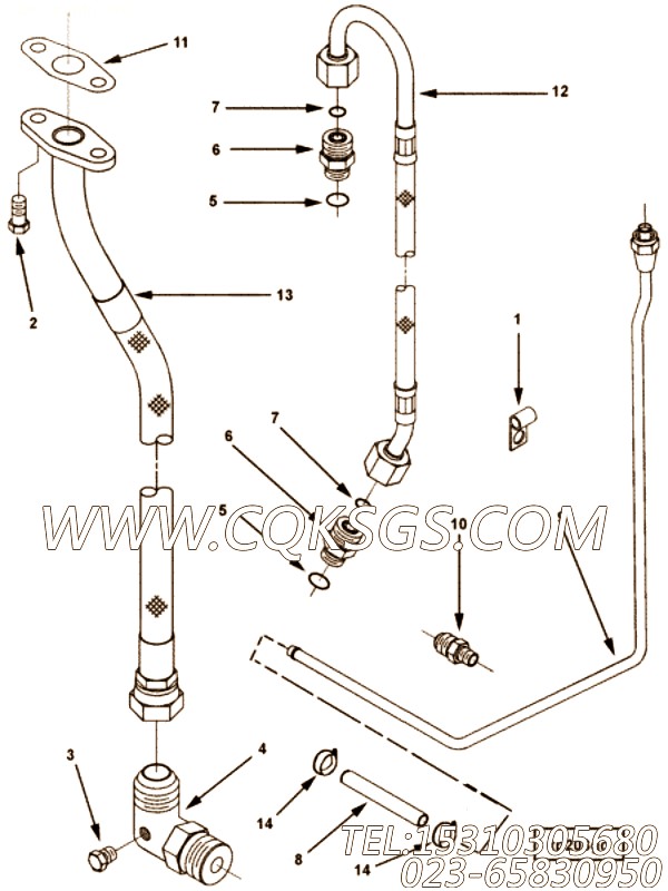 Connection, Tur Oil Drain