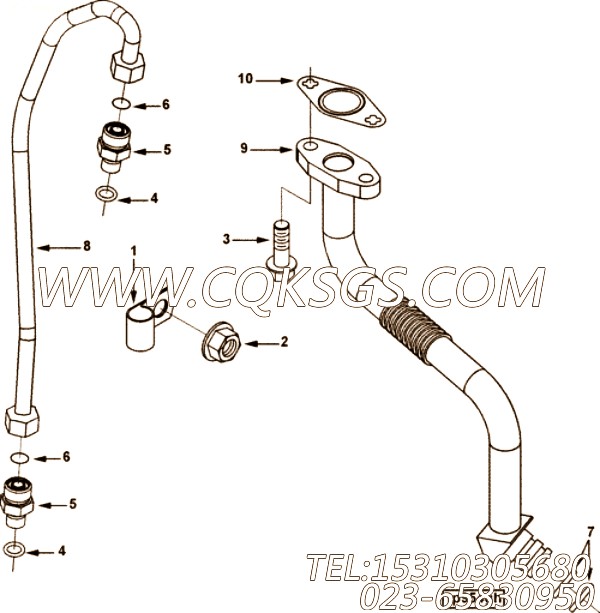 Connection, Tur Oil Drain