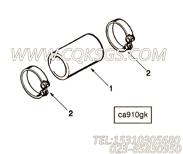 【模压管】康明斯CUMMINS柴油机的3904599 模压管