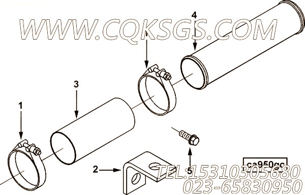【管支撑】康明斯CUMMINS柴油机的3280617 管支撑