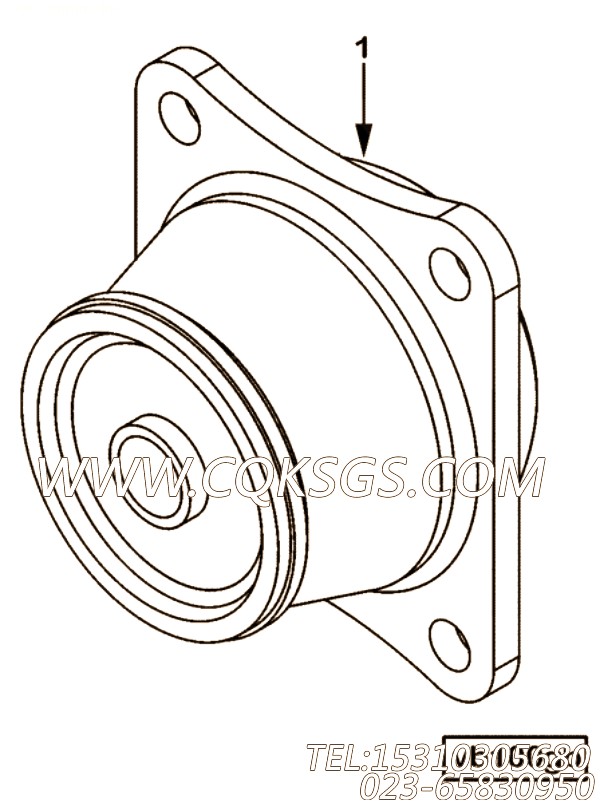 【隔振器】康明斯CUMMINS柴油机的2865310 隔振器