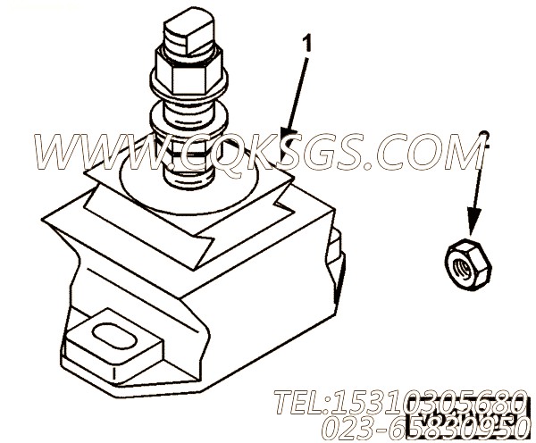 【安装垫片】康明斯CUMMINS柴油机的4078397 安装垫片