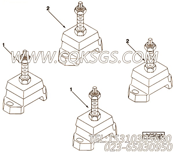 【隔振器】康明斯CUMMINS柴油机的3281625 隔振器