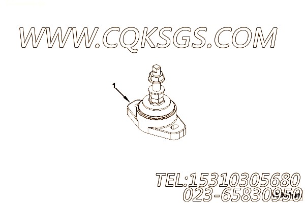 【隔振器】康明斯CUMMINS柴油机的5272733 隔振器