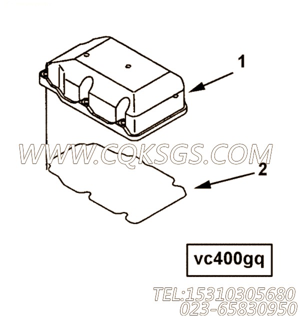 【摇臂盖垫片】康明斯CUMMINS柴油机的4006217 摇臂盖垫片