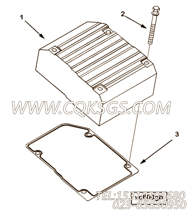【阀盖】康明斯CUMMINS柴油机的3081894 阀盖