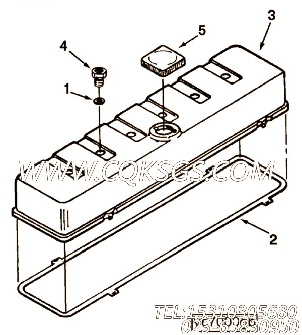 【摇臂杆盖】康明斯CUMMINS柴油机的C0115027800 摇臂杆盖