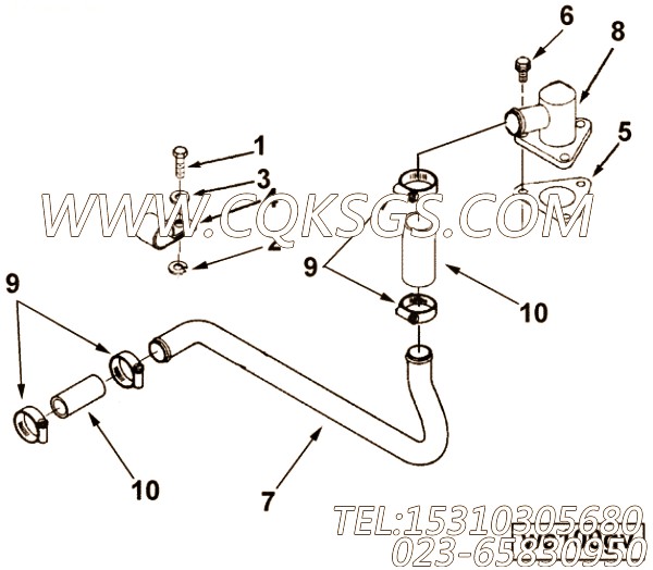 Connection, Water Outlet