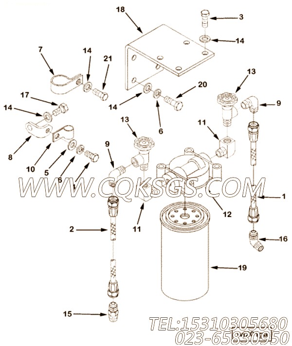 【柔性软管】康明斯CUMMINS柴油机的A603900 SS 柔性软管