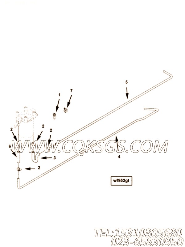 【卡箍】康明斯CUMMINS柴油机的4096858 卡箍