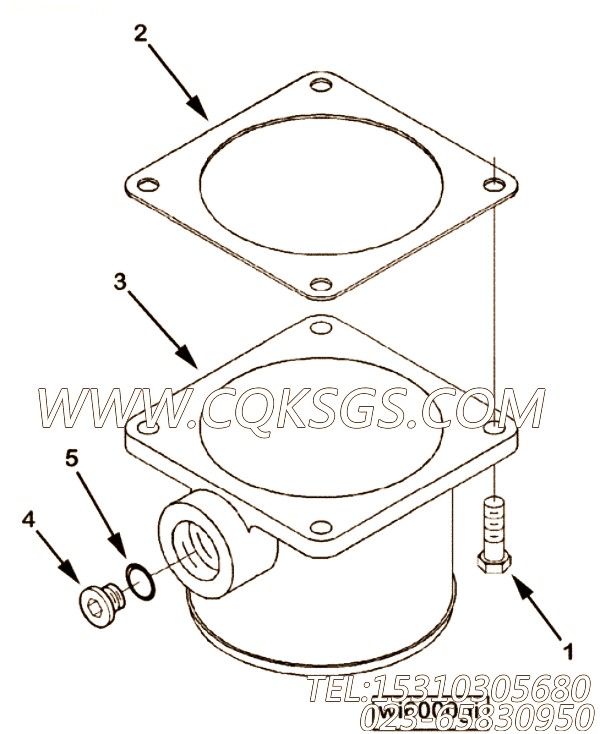 【接头密封垫】康明斯CUMMINS柴油机的4295554 接头密封垫