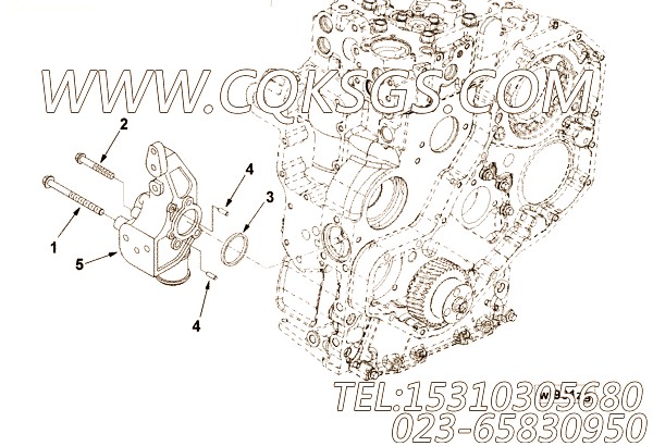 【进水连接】康明斯CUMMINS柴油机的4899952 进水连接