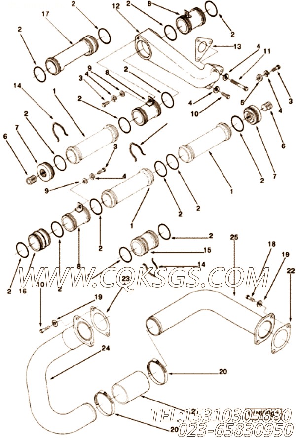 Assy, Water Transfer Tube