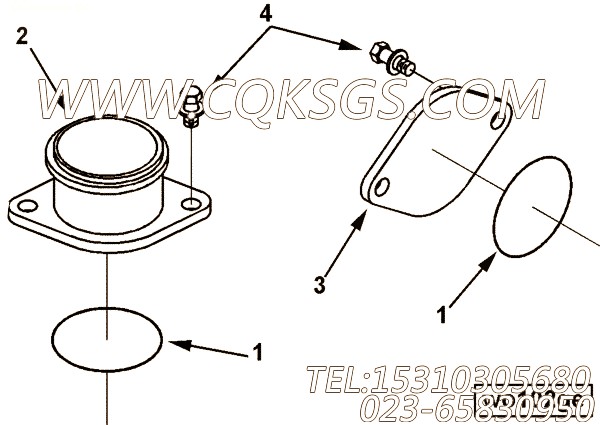 【Ø形密封圈】康明斯CUMMINS柴油机的3081695 Ø形密封圈