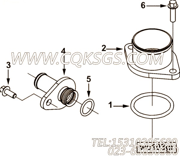 Connection, Water Outlet