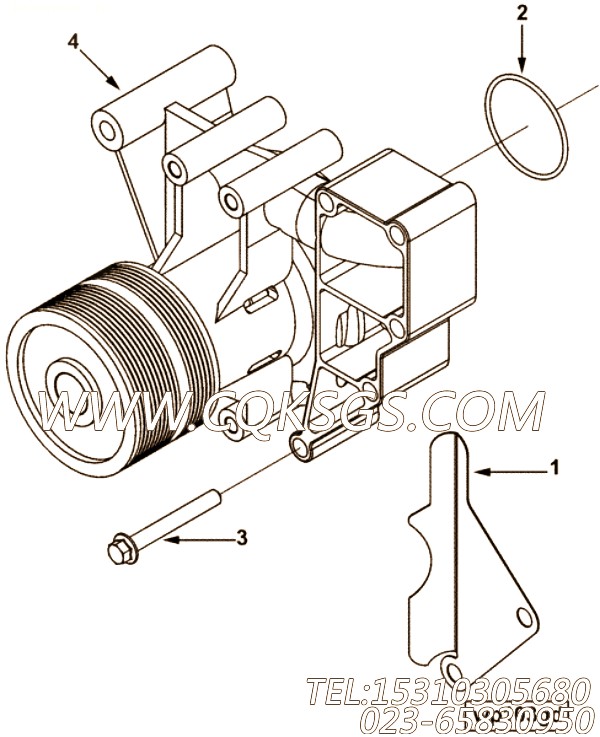 【把8多楔带】康明斯CUMMINS柴油机的4952643 把8多楔带