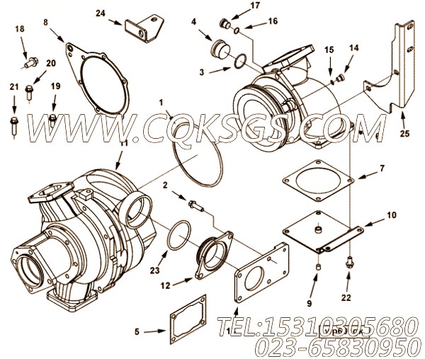 【Adapter, O Ring】康明斯CUMMINS柴油机的3636191 Adapter, O Ring