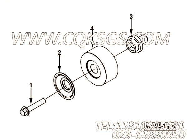 【惰轮】康明斯CUMMINS柴油机的4942110 惰轮
