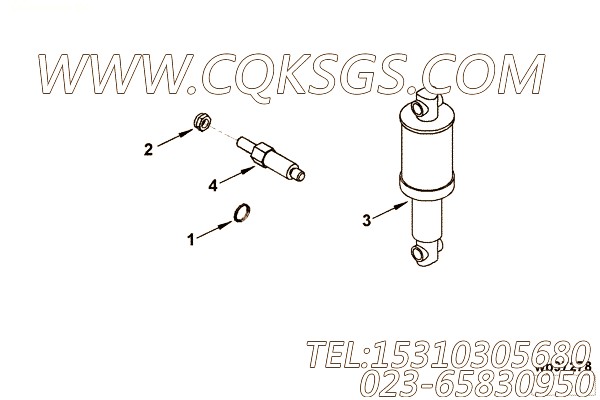 【Stud】康明斯CUMMINS柴油机的5258334 Stud