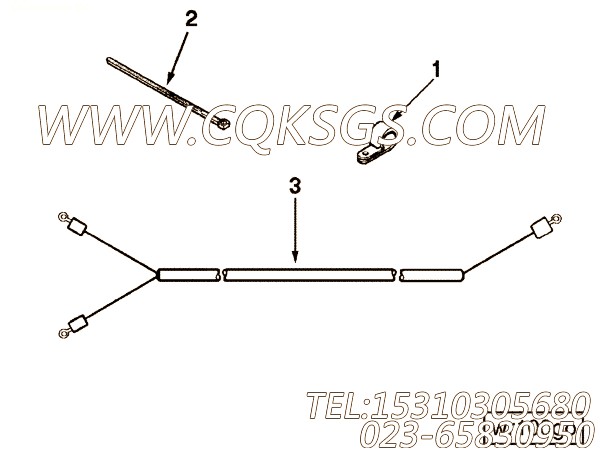 【线束】康明斯CUMMINS柴油机的3062585 线束