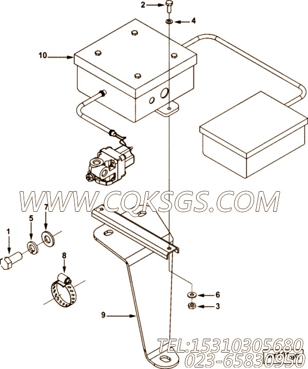 【线束】康明斯CUMMINS柴油机的4950464 线束