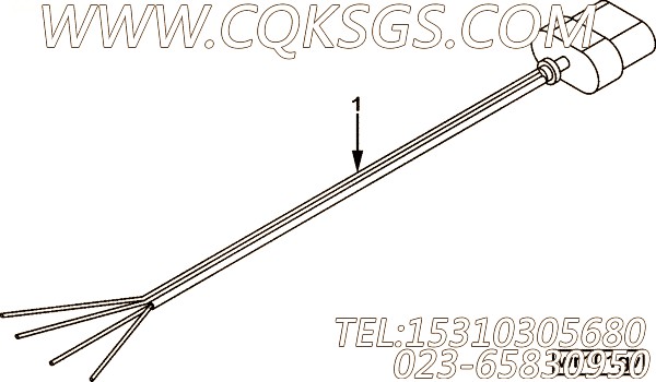 【线束】康明斯CUMMINS柴油机的4998416 线束