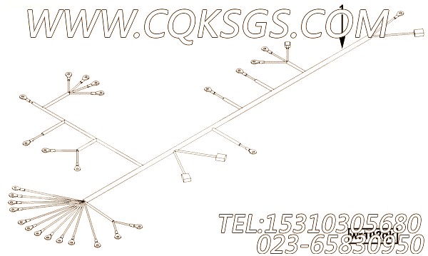 【线束】康明斯CUMMINS柴油机的2885379 线束