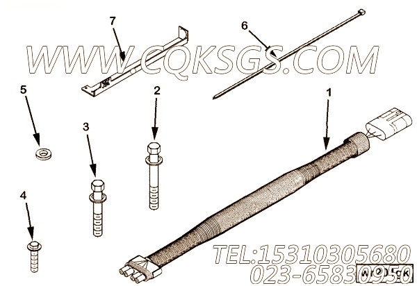 【线束】康明斯CUMMINS柴油机的3606685 线束