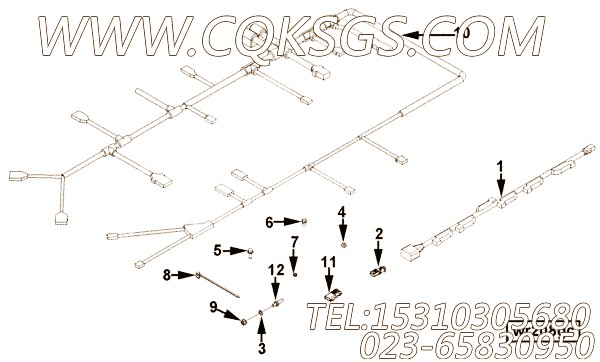 【电气连接器】康明斯CUMMINS柴油机的4975921 电气连接器