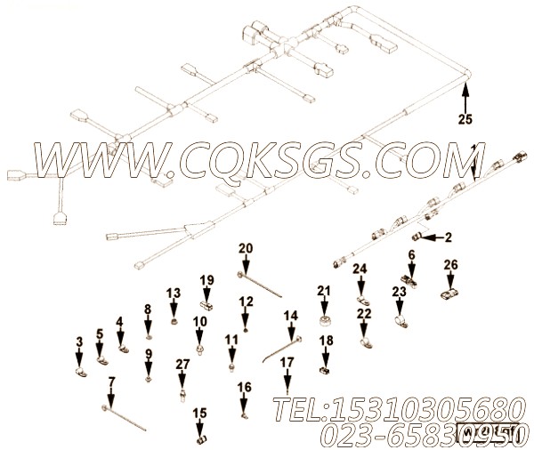 Screw, Harness Pass-thru