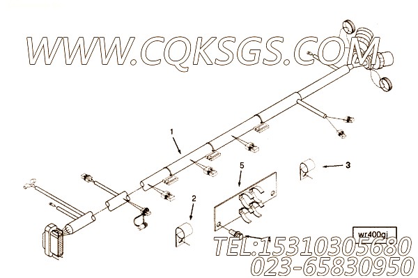 【连接器的接线固定器】康明斯CUMMINS柴油机的3078003 连接器的接线固定器