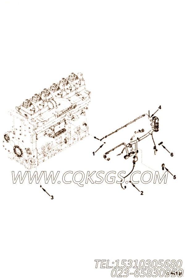 【ETR CNT MDL WRG线束】康明斯CUMMINS柴油机的4924228 ETR CNT MDL WRG线束