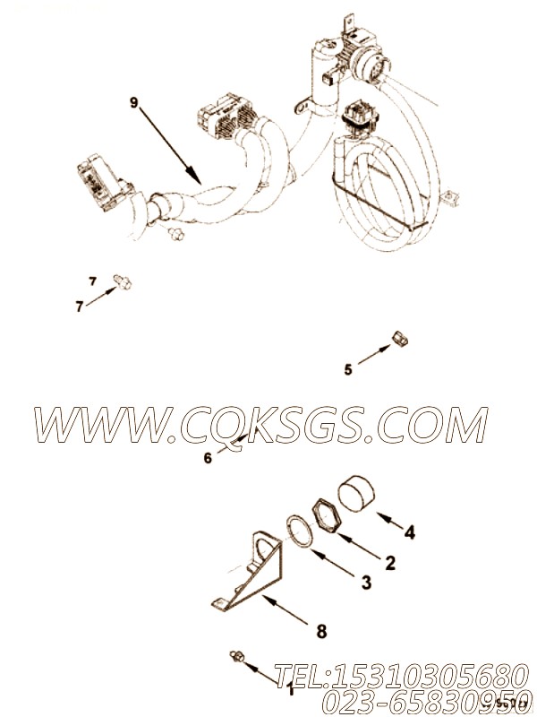 Bracket, Wiring Retainer