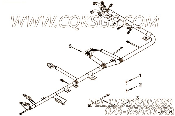 【线束】康明斯CUMMINS柴油机的3942300 线束