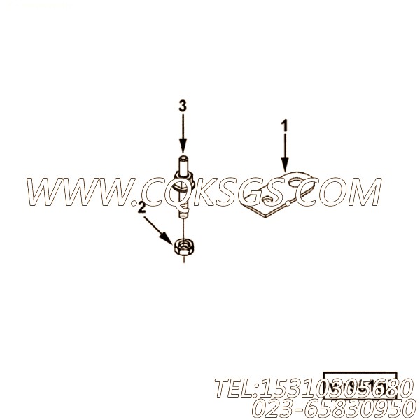 【连接支架】康明斯CUMMINS柴油机的3356070 连接支架