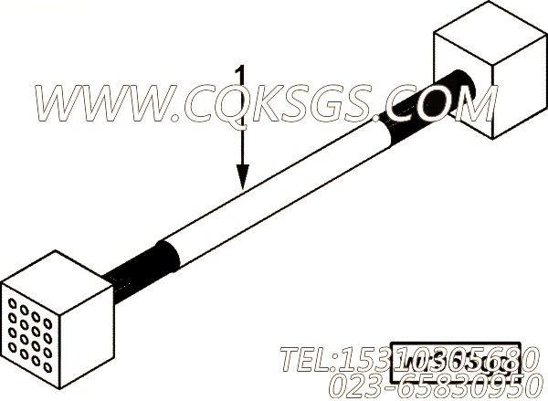【线束】康明斯CUMMINS柴油机的4019796 线束