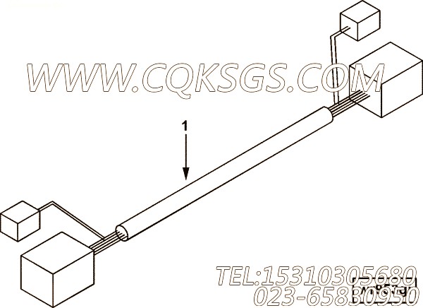【线束】康明斯CUMMINS柴油机的4019795 线束