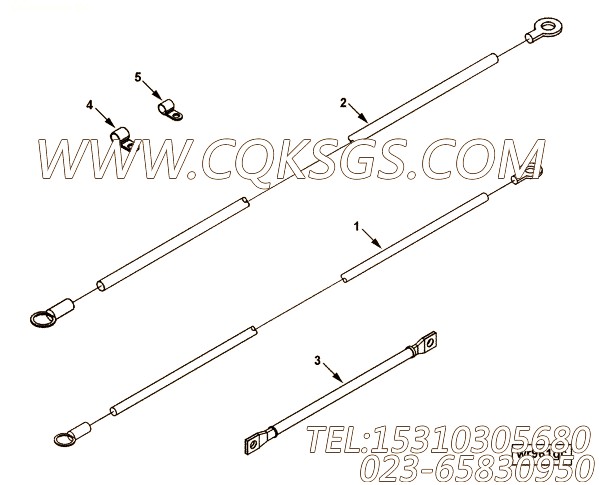 【线束】康明斯CUMMINS柴油机的3395759 线束