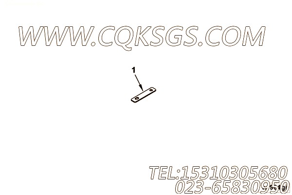 【管支撑】康明斯CUMMINS柴油机的3356412 管支撑