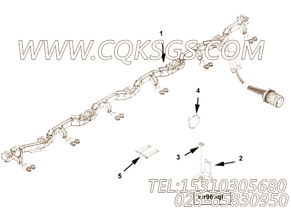 【线束】康明斯CUMMINS柴油机的2869754 线束