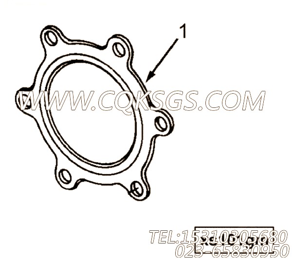 【涡轮增压器密封垫】康明斯CUMMINS柴油机的3102328 涡轮增压器密封垫