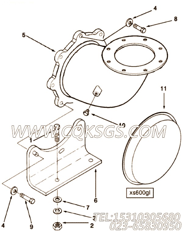 Bracket, Turbocharger