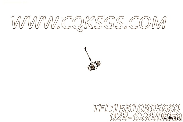 【发动机6BT5.9-C120的空压机管路组】 康明斯空压机出气接头,参数及图片