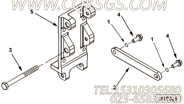 【六角头螺栓】康明斯CUMMINS柴油机的3900469 六角头螺栓