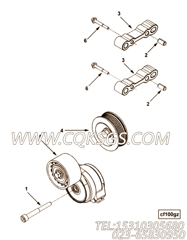 【安装垫片】康明斯CUMMINS柴油机的3101829 安装垫片