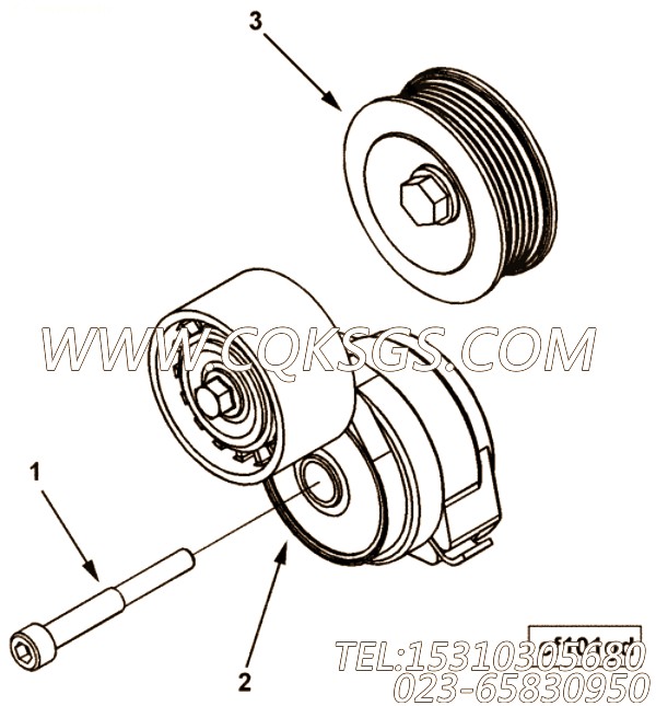 【惰轮】康明斯CUMMINS柴油机的3682229 惰轮
