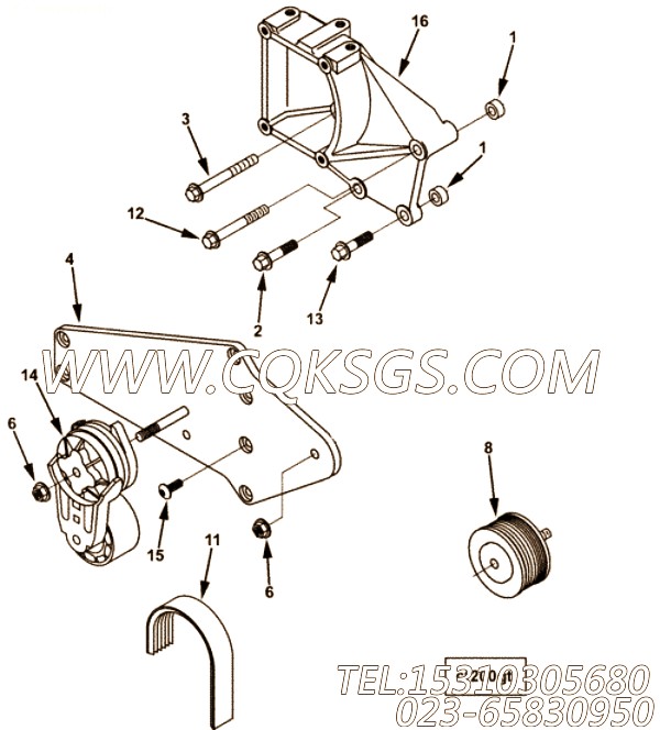 【惰轮】康明斯CUMMINS柴油机的3104139 惰轮