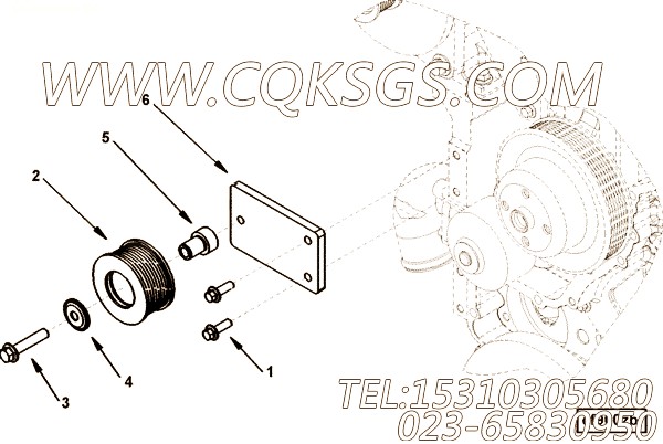 【惰轮】康明斯CUMMINS柴油机的3926902 惰轮
