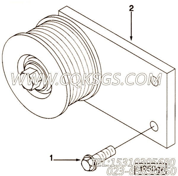 【惰轮】康明斯CUMMINS柴油机的3930849 惰轮